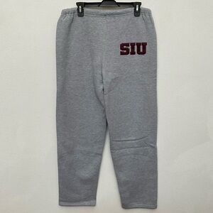 Russell Athletic Gray Sweatpants with Maroon Logo